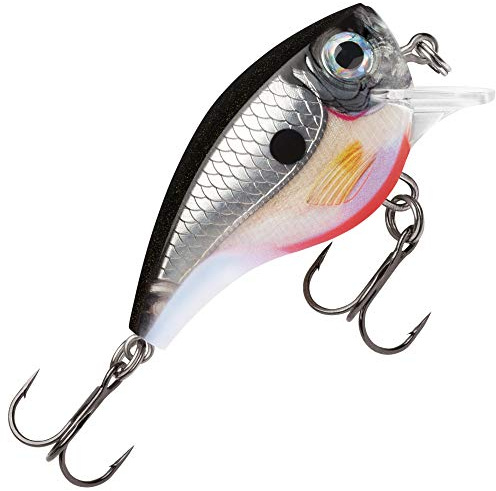 Rapala - BX Brat Angelköder - Angelzubehör aus Balsaholz - Süßwasser Spinnköder - Friedfische und Raubfische - Lauftiefe 0,9m - Fischköder 5cm, 10g - Hergestellt in Estland - Silver