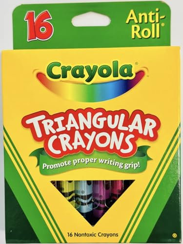 Crayola 16ct Triangular Crayons, 4 Pack