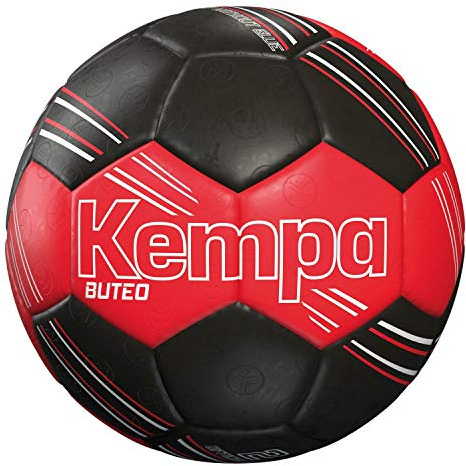 Kempa Buteo, Balón De Balonmano Juventud Unisex, Rojo/negro, M