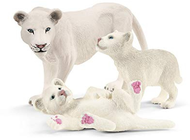 SCHLEICH 42505 Löwenmutter mit Babys, ab 3 Jahren, Wild Life - Spielfigur