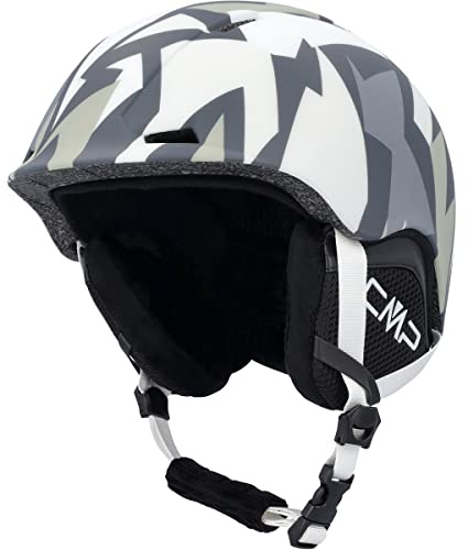CMP - Casco de esquí para niños xj-4, Antracita-Blanco, XS