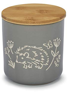 Cooksmart Stoneware Airtight Storage Jars | Storage Jars & Canisters Perfect For Pasta Storage & Rice Storage (Country Animals)