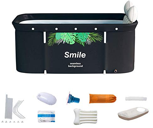 Faltbare Badewanne - Portable und Mobile für Erwachsene, Kleine Badezimmer, Familie, SPA, Dusche, Heißes Eisbad - 120x55x50 cm
