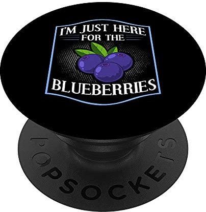 Blueberry Plant Blueberries Farmer Bush Tree Muffins PopSockets Adhesive PopGrip