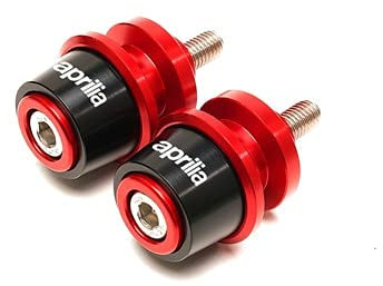 Motorrad Montageständer Racingadapter Bobbins, CNC Aluminium Ständeraufnahme Für Aprilia Dorsoduro 1200 2013-2014 RSV 1000 R 2002-2008 Zubehör (Color : Red)