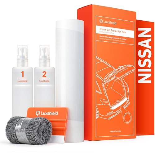 Luxshield Pellicola Protettiva per Bordo di Carico per Nissan Micra 5 (V) K14 I 2017-2023 - Protezione Paraurti, antigraffio, per vernice - Trasparente