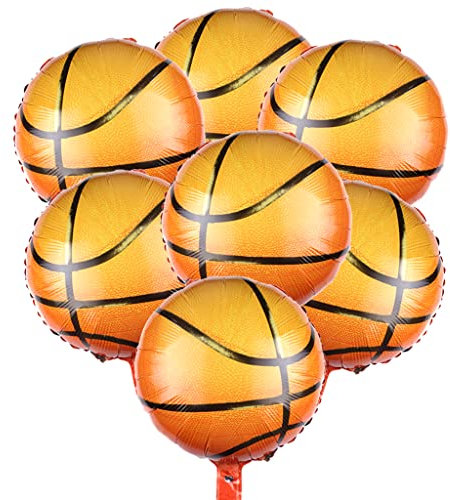 Ouceanwin 15 globos de baloncesto, decoración de helio, globos de baloncesto, globos de baloncesto, para rellenar para el juego del mundo, deportes, baloncesto, temática de cumpleaños infantil,