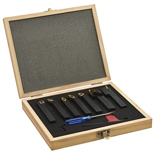 INLIFE 12-TLG. Drehmeißel-Set mit Wendeplatten 12x12 mm 80 mm,1.15kg,146718