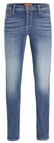 JACK & JONES Jjiglenn JJFOX Am 489 50SPS Noos Slim Fit Jeans, Azul Denim., 32W / 30L