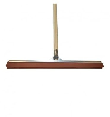 raclette Sol 75 cm Mousse Rouge Pro renforcée avec Manche Bois 1m30