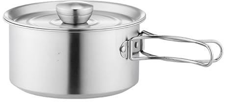 GAUDIO Gavetta Scout, Cucina da Campeggio, Utensili Portatili Accessori Campeggio di Pentole, per Viaggi con Zaino in Spalla Cucina All'interno Escursionismo (Size : 2000ml soup pot)