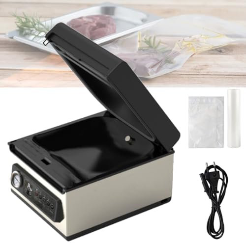 BLuvLY Chamber Vacuum Sealer, 340w Automatic Commercial Vacuum Sealer, Do Not Pick The Bag, Dry And Wet Oil Powder Is Universal, For Meat, Vegetables, Fruits,Soups And Sauces