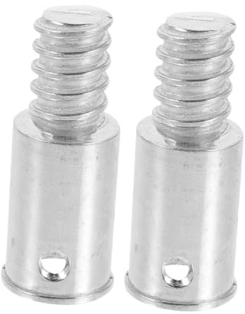 Baluue Aluminiumlegierung Besenstiel Gewindeendaufsatz 25mm Durchmesser Korrosionsbeständig 2 Stück Besenstieladapter Ersatz für Verlängerungsstange Reinigung Haushalt