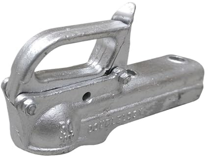 Unbraked 2000KG 50MM Trailer Hitch Cast Coupling Towball Coupler RV Camper Accessories Caravan Parts Components