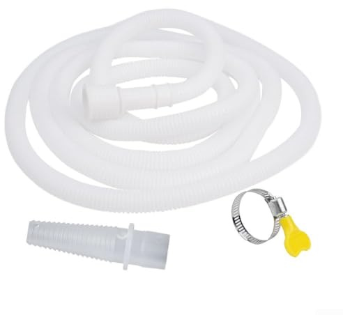 Tuyau de vidange flexible en TPE pour climatiseurs, tuyau de drainage efficace de l'eau pour appareils ménagers (4 m)