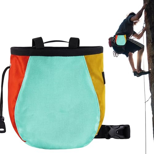 Magnesio - Ricaricabile con Cintura in Vita Gesso Da Ginnastica Pentola Da Arrampicata Attrezzature | Tasche Di Stoccaggio per Arrampicata Su Roccia Attrezzature per Sollevamento Disc