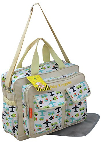 GMMH 2 tlg Wickeltasche 2170 Pflegetasche Windeltasche Babytasche Farbauswahl (beige)