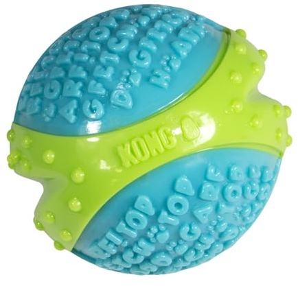 KONG CoreStrength Ball - Dog Dental Chew Toy - Durable, Multi-Layered Dog Toy for Enrichment Play & Dental Care - with Textured Body for Teeth Cleaning - for Large Dogs