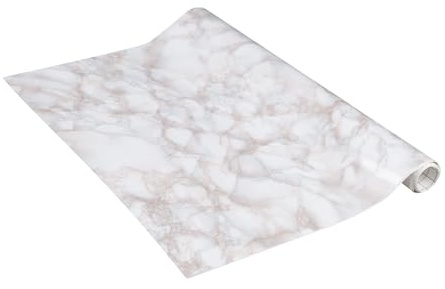 Klebefolie Marmor-Optik Rosa, Marmorstein Folie, Granit-Marmor-Look, Dekofolie, Möbelfolie, Tapeten, selbstklebende Folie, 67,5 cm x 3 m, 95µm (Stärke: 0,095 mm), Venilia 53183