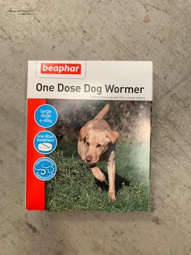 Beaphar One Dose Wormer Large 4 Tabs