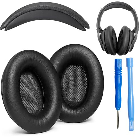 AHG Replacement SoundTrue AE2 Ear Pads and SoundTrue AE2 Headband pad Cushion. Compatible with Bose SoundTrue Around-Ear 2 / Bose SoundTrue AE2 Headphones (Black). NOT COMPATIBLE WITH ANY OTHER MODEL