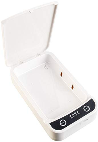 Somikon UV Desinfektionsbox: UV-Desinfektions-Box für Smartphone, Brille, Schlüssel usw., USB (Schlüssel desinfizieren, Handy Desinfektion, Armbanduhren)