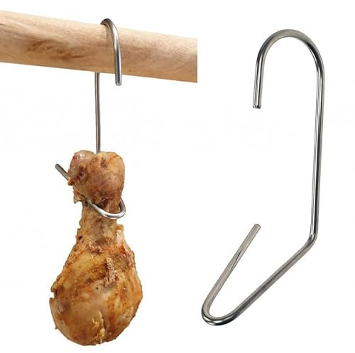 AlcoFermBrew Hooks for Smoking Chicken x 10 pcs | Meat Hooks | Smoking Hooks | Smoker Hooks | Butcher Hooks