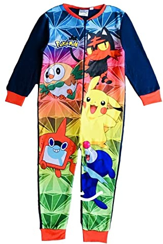 Pokemon Ragazzi Tutina età 4-12 Anni, Marina Militare, 9-10 Anni