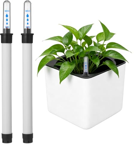 Yardwe 2 Stück Wasserstandsanzeiger Pflanzen 22.8cm | für Hydrokultur-Topf, Gießanzeiger Zimmerpflanzen , Präzise Überwachung gegen Staunässe