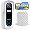 Doorbell Camera Wireless, UCOCARE 2K FHD WiFi Video Doorbell Wireless with Chime, Battery Operated, Voice Message, Human Motion Detection, Night Vision, 2-Way Audio, IP67, SD/Cloud Storage