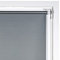 Estores Basic - Verdunkelungsrollo, Klemmrollo, Montage ohne Schrauben, ideal für Flügelfenster, Silbergrau, 90 x 180 cm