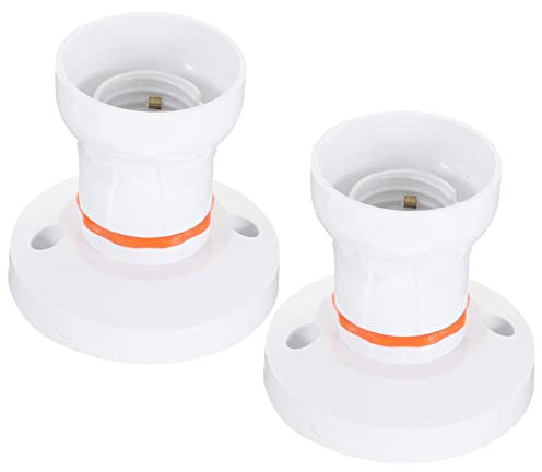 Veemoon 2pièces Douille Ampoule Support De Lampe Pratique Et Élégant Résistant Aux Hautes Températures Installation Facile Pour Intérieurs Variés