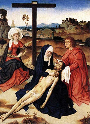 24 Art Paintings The Lamentation Of Christ religious Dirk Bouts Oil Painting on Canvas - Wall Decor 03, £70-£1500 Hand Painted by Art Academies' Teachers