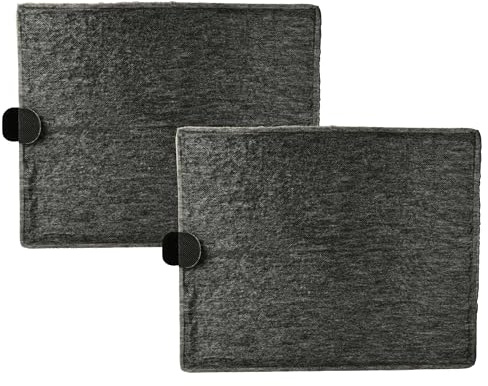 vhbw 2 x Activated Carbon Filters Compatible with Miele DA 5996 W, DA 7198 W, DA 5980 W, DA 5986 W, DA 5990 W Cooker Hood - 26 x 21.3 x 1.9 cm