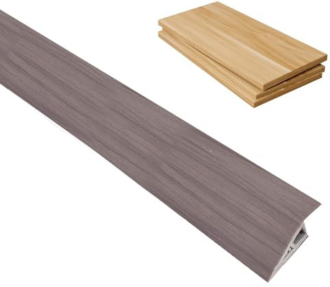 Bodenübergangsstreifen PVC Laminat Bodenleiste Klebe Laminat Bodenleiste Boden Flach Trennstreifen für unebene Böden Höhen