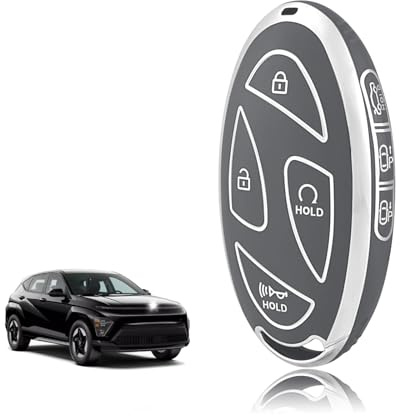 TOOMUME Schlüsselhülle TPU, Autoschlüssel Hülle Passt für Hyundai Tucson NX4 Kona SX2 Ioniq 6 Grandeur GN7 Grand Prix Azera Elantra Sonata, Schlüsselcover Schutz Schlüsselgehäuse - Smart Key