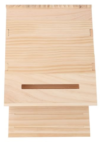 Fledermaushaus, wetterbeständig, handgefertigt, Einkammer-Holz-Fledermaus-Box für den Außenbereich, Garten, Terrasse, Hof
