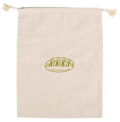 Sacchetto Portapane 4PCS Sacchetti di Pane di Stoffa Borse Contenitore di Pane Fatto In Casa Non Sbiancato Riutilizzabile Conservazione del Pane Naturale di Grandi Dimensioni for Il Pane Artigianale S