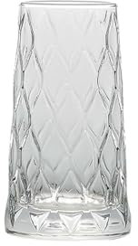 Copa de vidrio grabada con varias hojas, copa de vino para postre para el hogar, diamante alto A