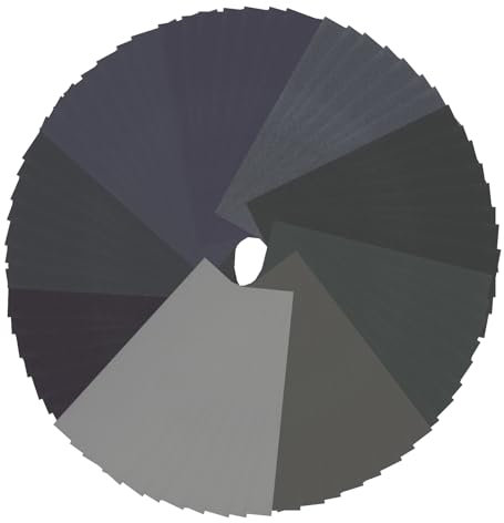 Set 72 Pezzi Carta Vetrata - Umido e Secco - Granulometria P320/400/600/800/1000/1200/1500/2000/3000, 230 x 93 mm - Per Auto, Legno