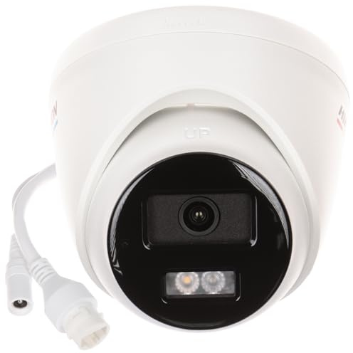 PWS Security DS-2CD1383G2-LIUF-2.8 Caméra de sécurité IP réseau 8 MP avec tourelle infrarouge dôme 2,8 mm