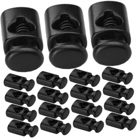 WEKAMOS Cierre De Cordón Ajustable Plástico 14 Piezas Para Mochilas Zapatos Ropa Multifuncional Ligero Compacto Para Uso Viaje Exterior