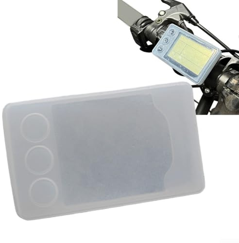 Funda protectora de silicona impermeable para bicicleta eléctrica, cubierta protectora para medidor de bicicleta eléctrica para pantalla LCD S866