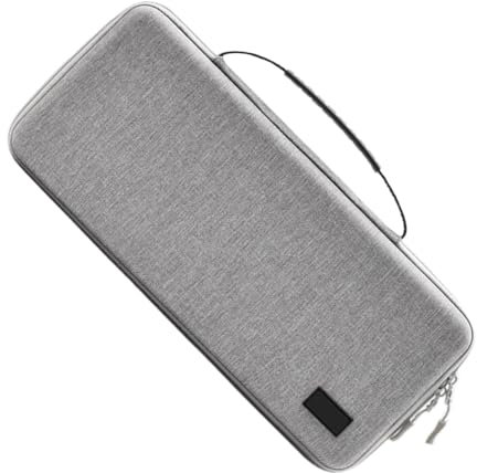 Duyeuau Funda de viaje para teclado mecánico de 87 y 98 teclas con funda rígida para teclado de almacenamiento