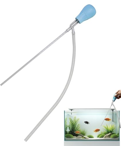 Attrezzi manuali per acquario – Scambiatore d'acqua | Alimentatore a sifone multifunzione, cannuccia per la rimozione dei rifiuti, detergente per fondo ghiaia, pipetta liquida, strumento di rimozione