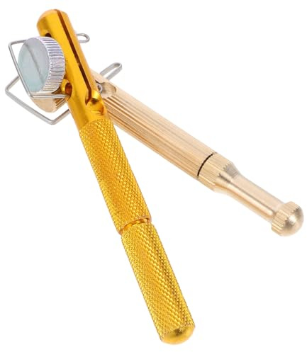 Zerodeko Lot de 2 Outils à Nouer Les Hameçons en Aluminium et Cuivre Dispositif Portable pour Nouage Rapide de Ligne de Pêche Accessoires Compacts pour Pêche en Mer Rivière