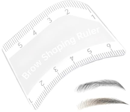 TYUKXJH Règle Pour Les Sourcils,Guide Gabarit de Mesure Réutilisable | Gabarit Pour La Forme Des Sourcils - pour Salon Maison Débutantes Femmes Professionnelles Routine Quotidienne Maquillage Visage