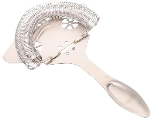 FUNNETOYU Colino da Cocktail in Metallo Acciaio Inox 304 Filtro Separa Ghiaccio Riutilizzabile per Bar Colino da Cocktail Lavabile Design Europeo per Preparazione Bevande Professionali