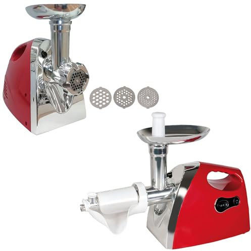 Tritatutto elettrico 350 w 2 in 1 Tritacarne professionale salsiccia e passapomodoro per salsa passata di pomodoro verdura