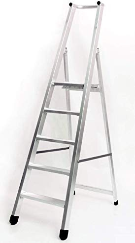 Scala in lega pesante modello Solida (Alluminio, 6 Gradini = 2,17 m)